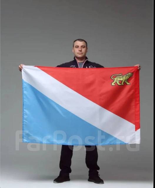 Флаг Приморского края 135 х 90 см