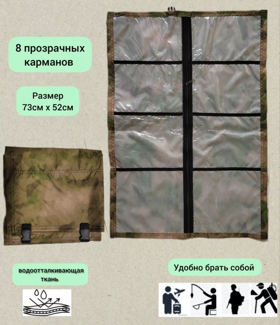 Несессер армейский органайзер укладка с ручкой