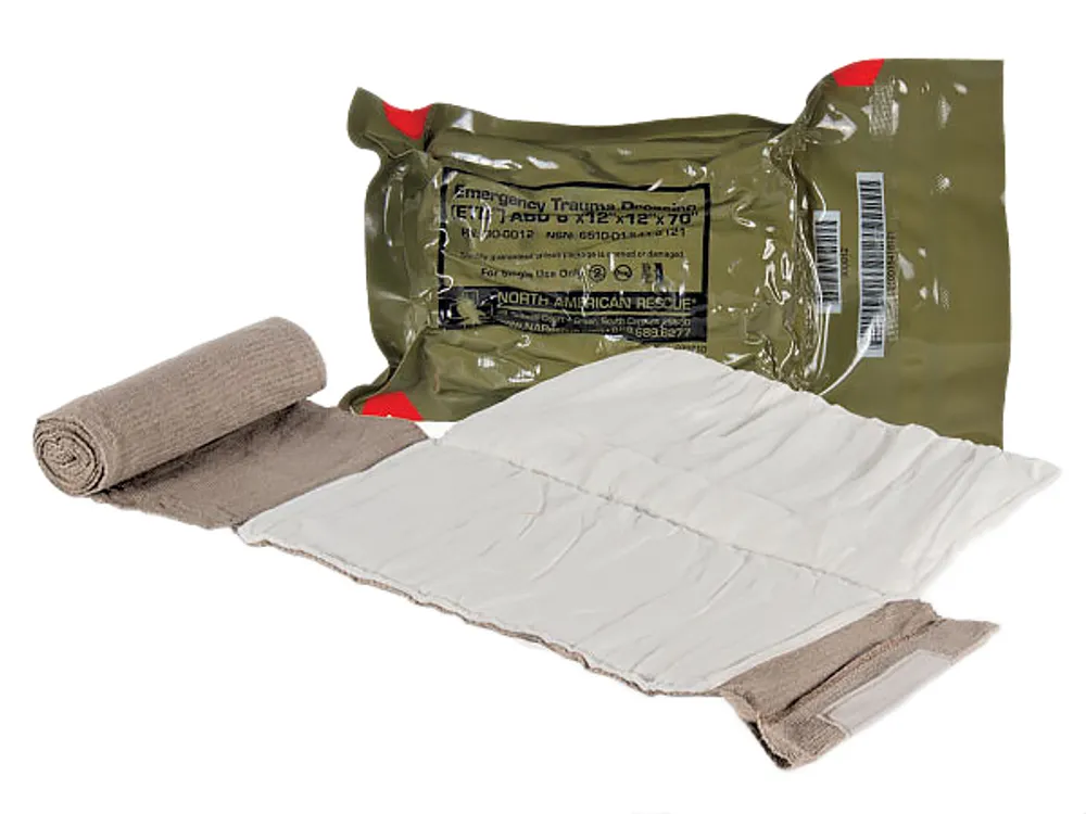 ИПП  NAR Emergency Trauma Dressing 6", 15 см плоский