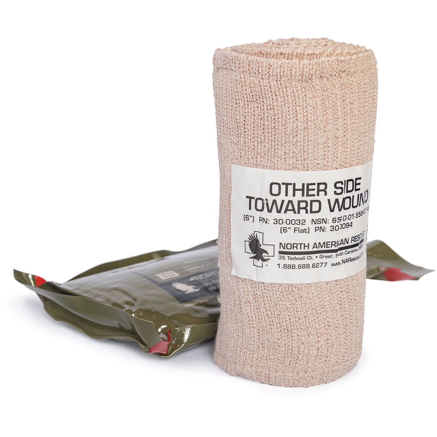 ИПП  NAR Emergency Trauma Dressing 6", 15 см плоский
